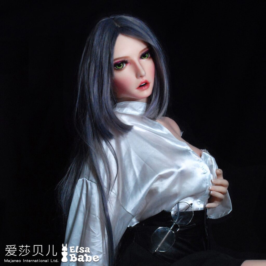 ElsaBabe 125 150 CM Platinum Silicone Sex Doll Kurosawa Misa