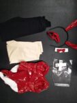 Red Bunny Outfit +$49.0