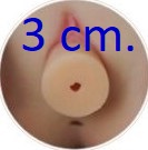 Removable Vagina (3 cm diameter)