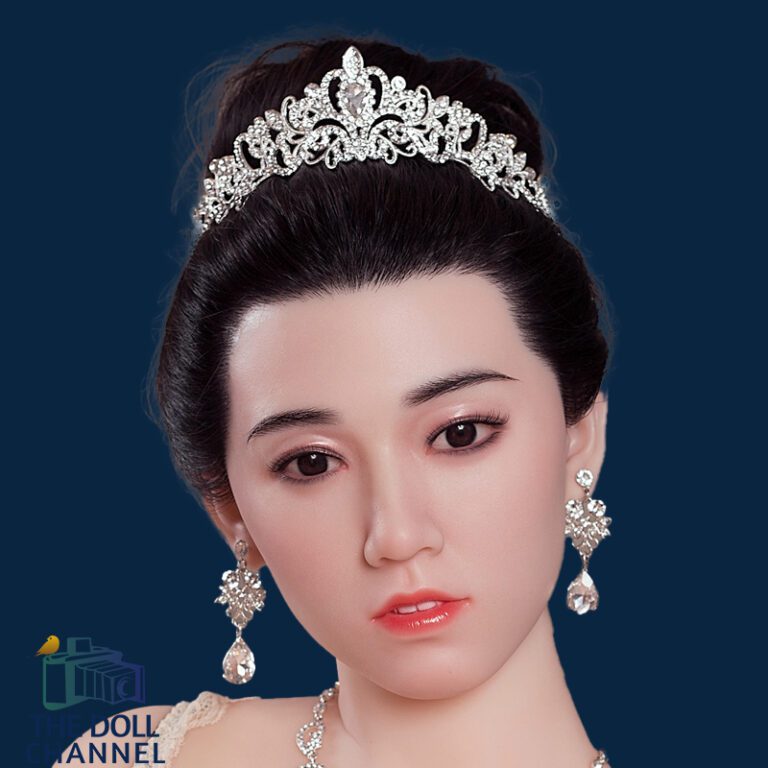 AF Silicone Doll Head 144 The Doll Channel Realistic TPE and