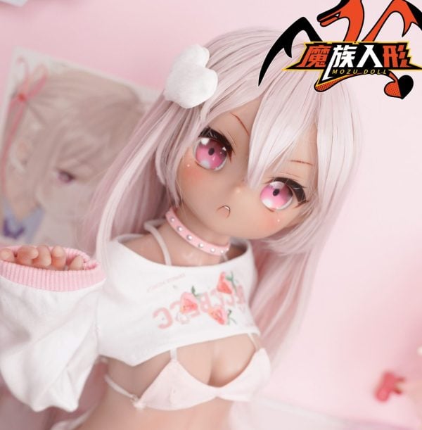 MOZU Doll 65 cm Soft Vinyl Head Silicone Body Kuro