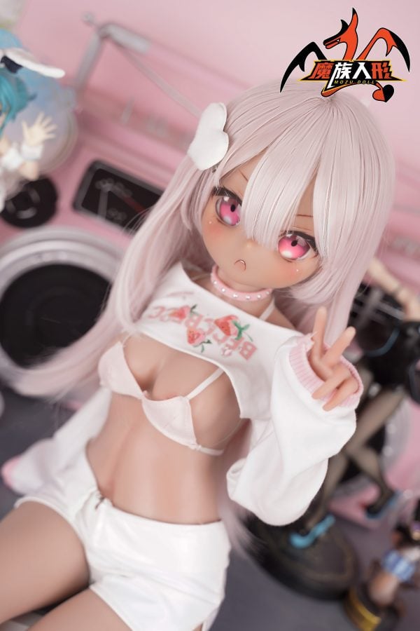 MOZU Doll 65 cm Soft Vinyl Head Silicone Body Kuro - Image 3