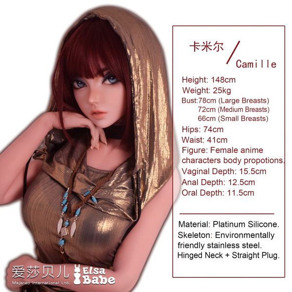 ElsaBabe 148 CM Platinum Silicone Sex Doll Camille Baker - Image 6