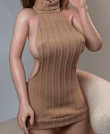 Akane Brown Dress +$35.00