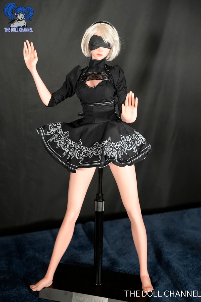 Used In Stock SGD Studio Silicone 75 Cm ( 2 feet 6 inches) Battle Girl 2B Sex Doll - Image 59