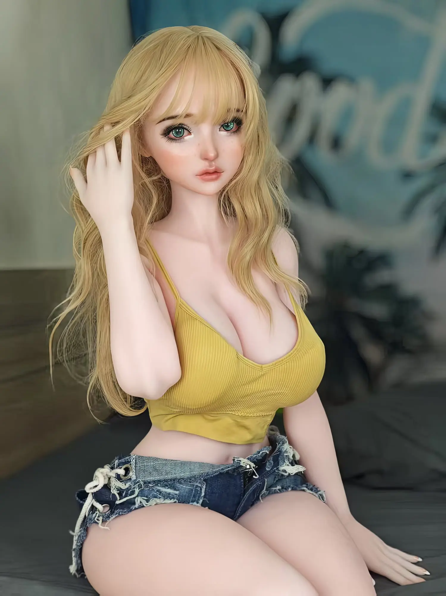 Elsa Babe 140 cm Platinum Silicone Sex Doll HB050 Kazumi Yuri - Image 11