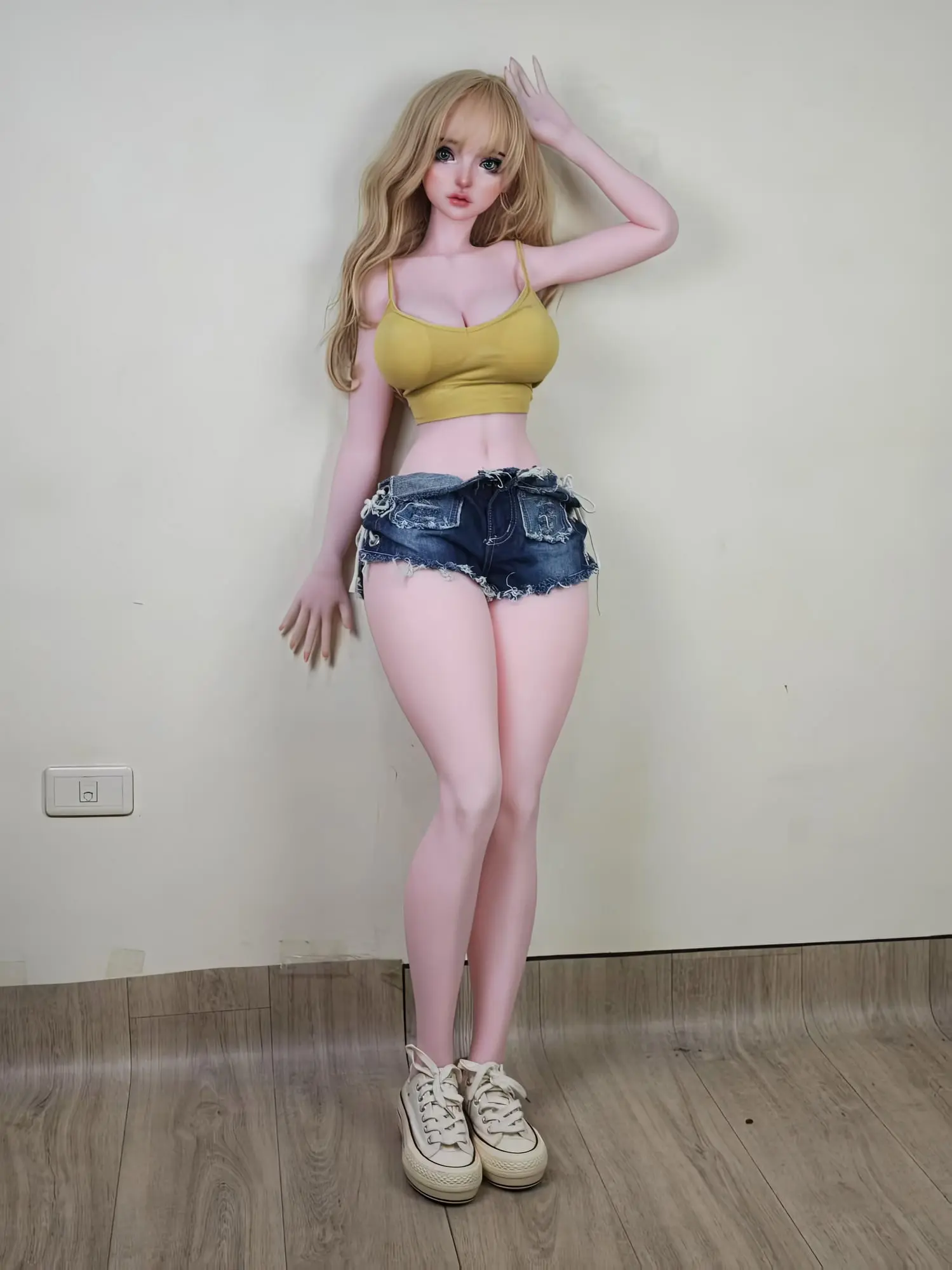 Elsa Babe 140 cm Platinum Silicone Sex Doll HB050 Kazumi Yuri - Image 12