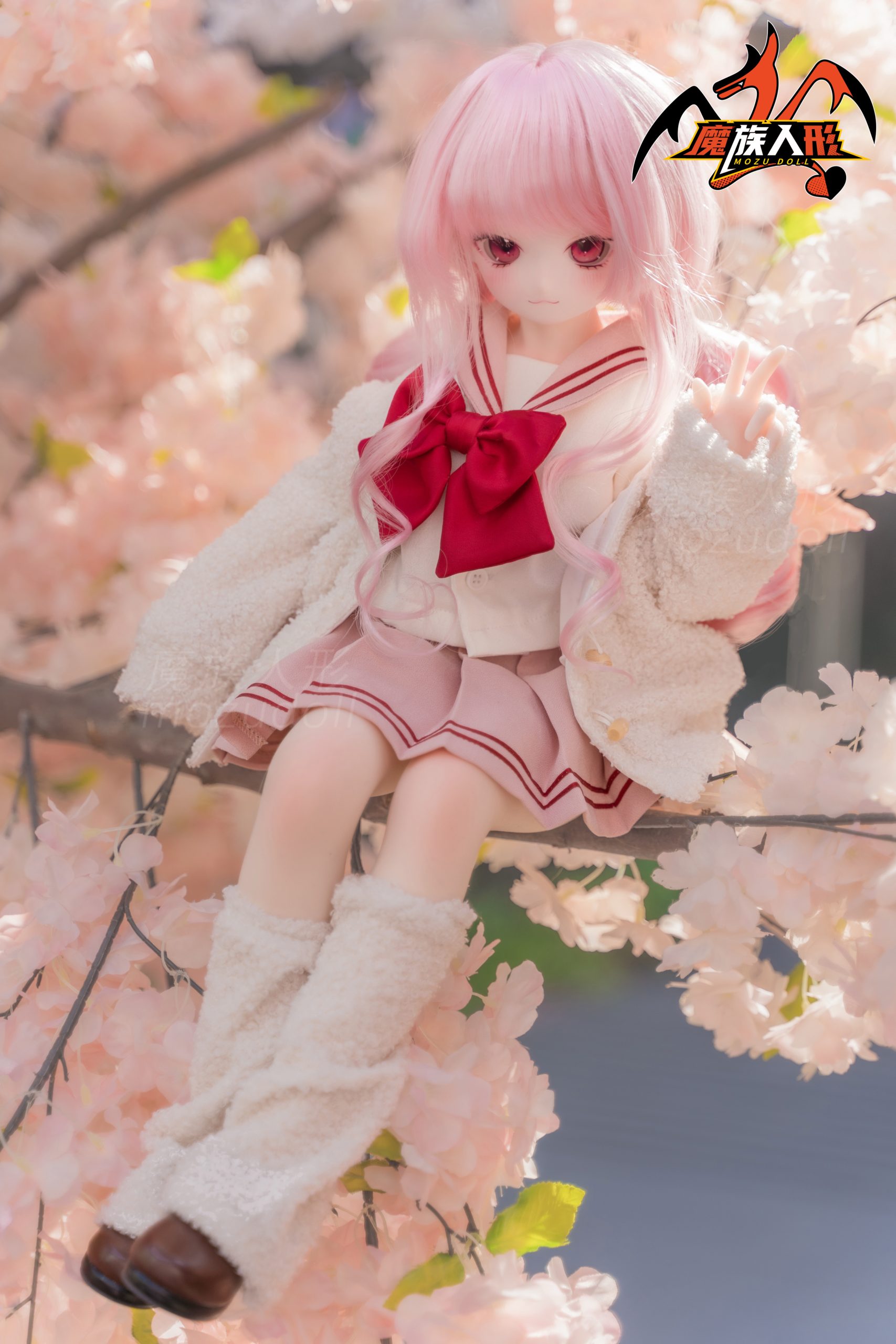 Mozu Doll 65 Cm Coral - Image 12