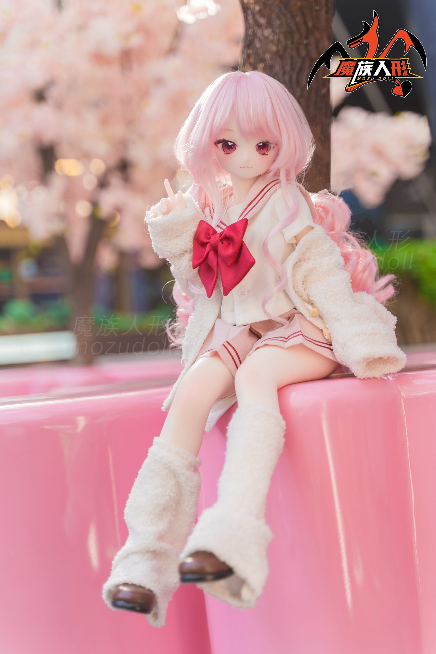 Mozu Doll 65 Cm Coral - Image 16
