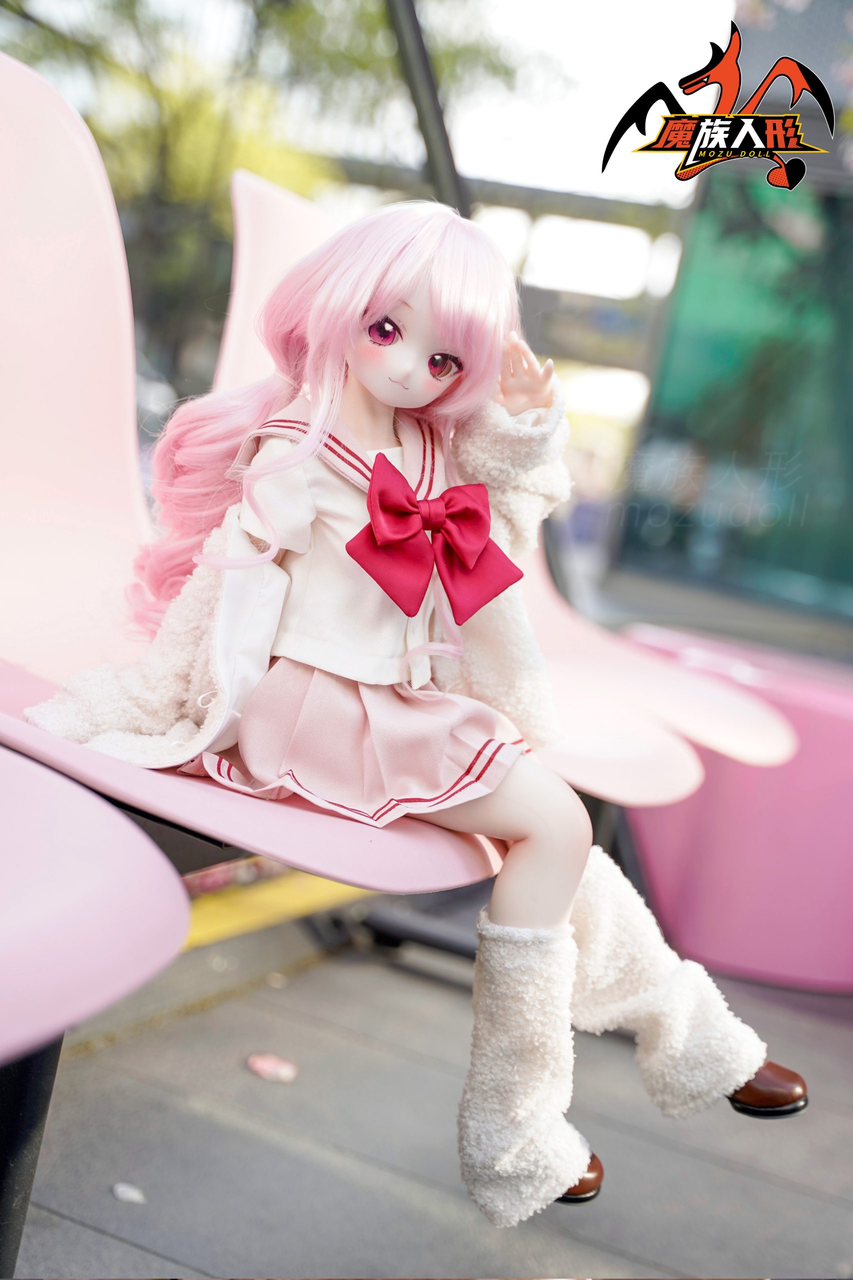 Mozu Doll 65 Cm Coral - Image 18
