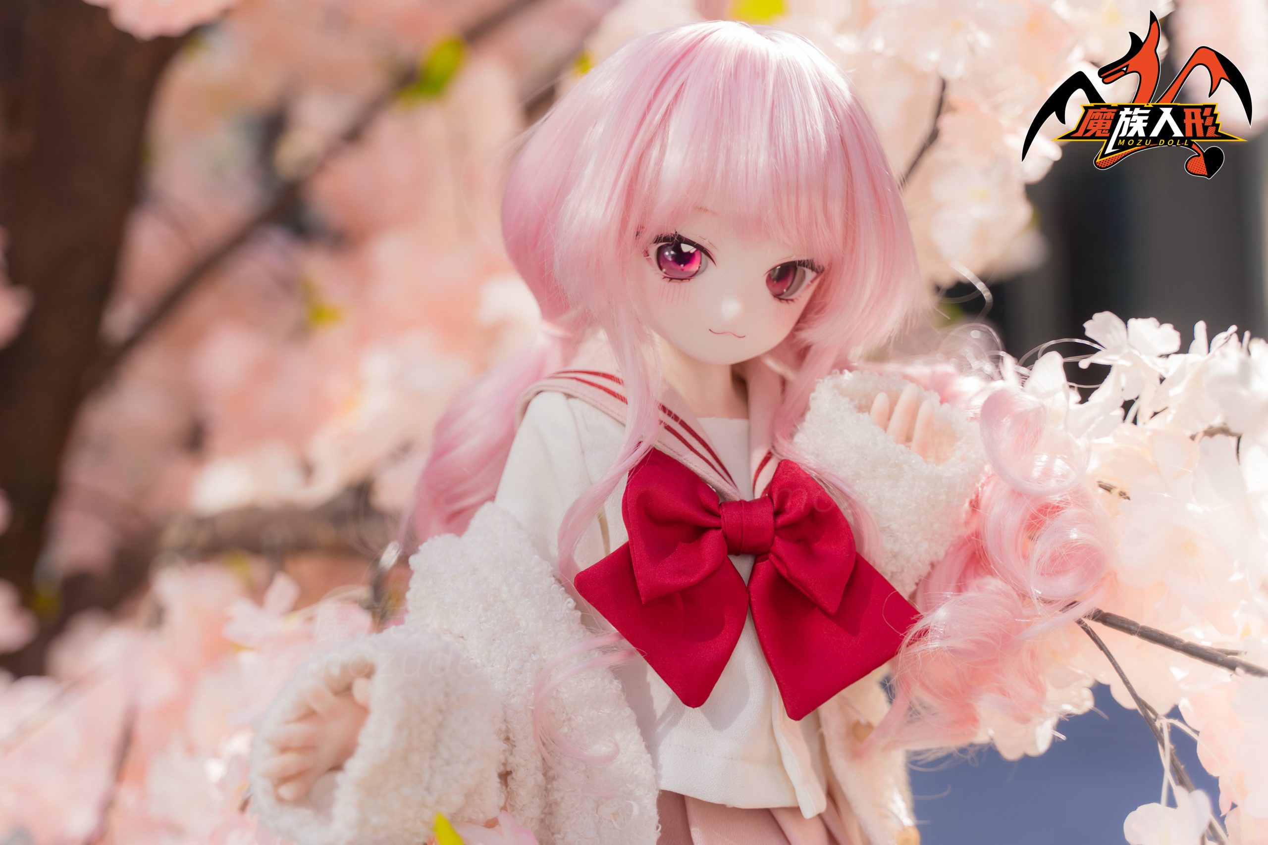 Mozu Doll 65 Cm Coral