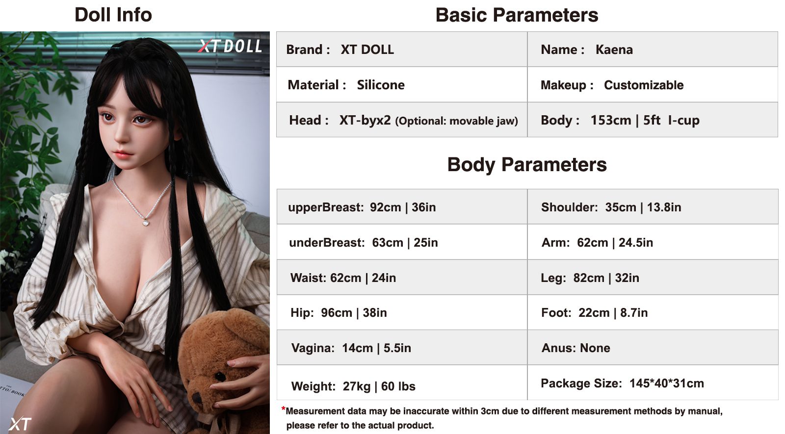 XT Doll 153 cm I Cup Kaena (5'0") - Image 18